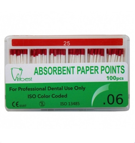 کن کاغذی ۶٪ تریبست (Tribest Absorbent Paper Points 6% Taper)