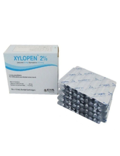 کارپول بیحسی زایلوپن اکسیر 2%