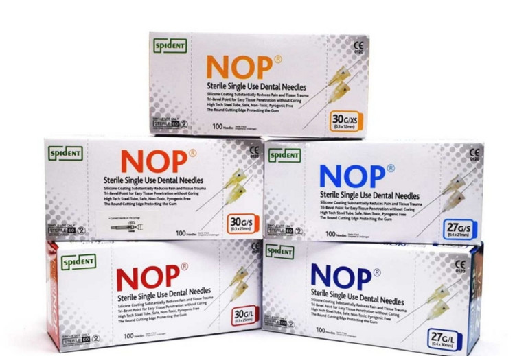 سر سوزن دندانپزشکی NOPگیج۲۷کوناه کره ایی