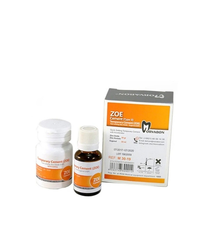 سمان زینک اکساید اوژنول (زونالین) مروابن