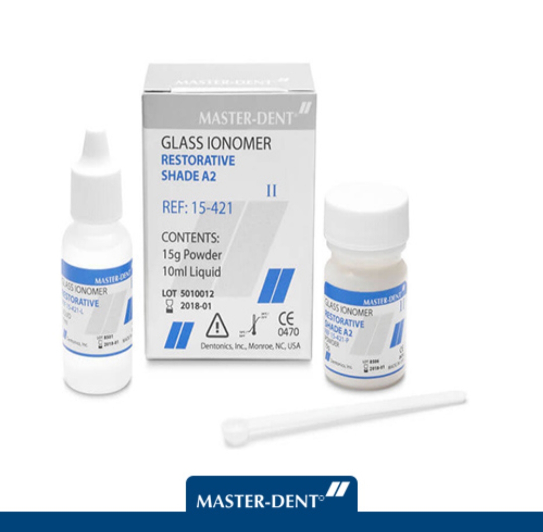 گلاس آینومر ترمیمی (تیپ 2) سلف کیور مستردنت GlassIonomer Filling Type 2