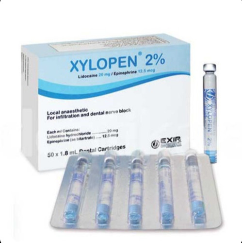 کارپول دو درصد زایلوپن اکسیر