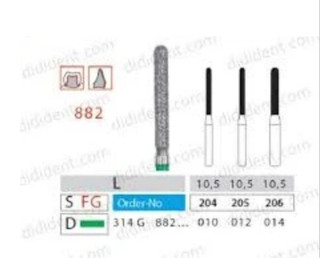 فرز فیشور ته گرد بلند دیاتیز کد 882